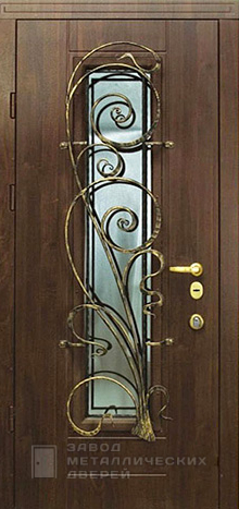 Фото «Дверь с ковкой №17» в Аперелевке