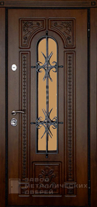 Фото «Дверь с ковкой №14» в Аперелевке